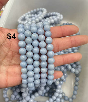 8mm angel stone bracelet