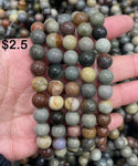 8mm polychrome jasper bracelet