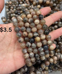 8mm Black Sunstone bracelet