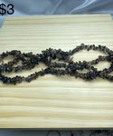smoky quartz chips string