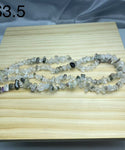 garden quartz chips string