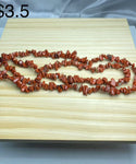 red jasper chips string