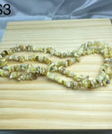 yellow opal chips string