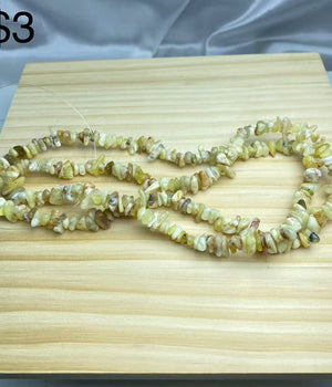 yellow opal chips string