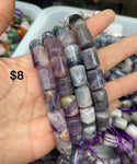 fluorite barrel bracelet