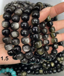 8mm obsidian bracelet