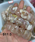 flower agate bracelet