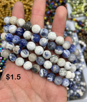 8mm Sodalite bracelet
