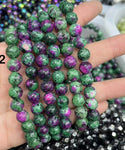 8mm Zoisite Ruby bracelet