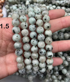 8mm kiwi jasper bracelet