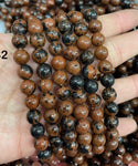8mm red obsidian bracelet