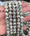 8mm Dalmatian bracelet