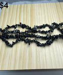 rainbow obsidian chips string