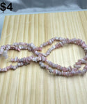pink opal chips string