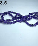 amethyst  chips string