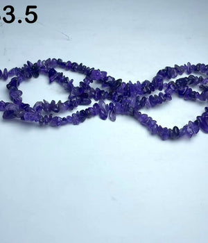 amethyst  chips string