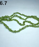 Peridot chips string