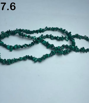 Malachite chips string