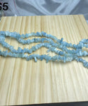 Aquamarine chips string
