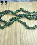 Ruby in Zoïsite chips string