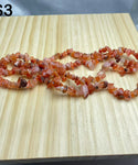 fire quartz chips string