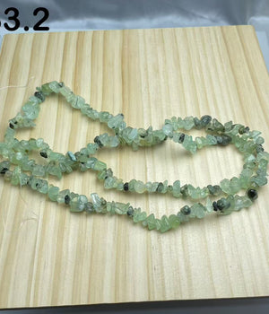 Prehnite chips string