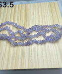 amethyst chips string
