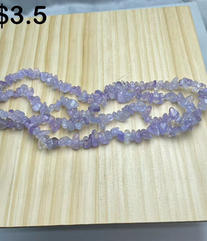 amethyst chips string