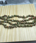 Epidote chips string