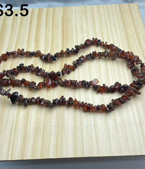 fire quartz chips string