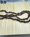 garnet chips string