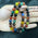 8mm colorful agate bracelet